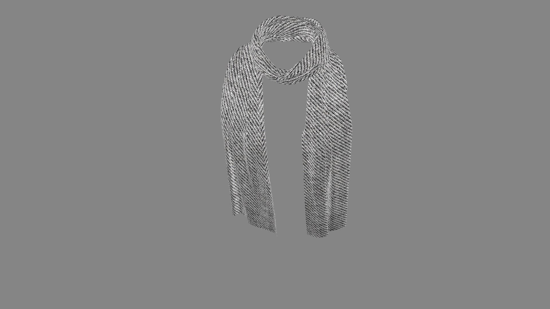 Dress collars scarves and necklaces decorated 3d models 3D model_3
