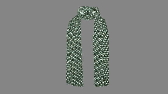 Dress collars scarves and necklaces decorated 3d models 3D model