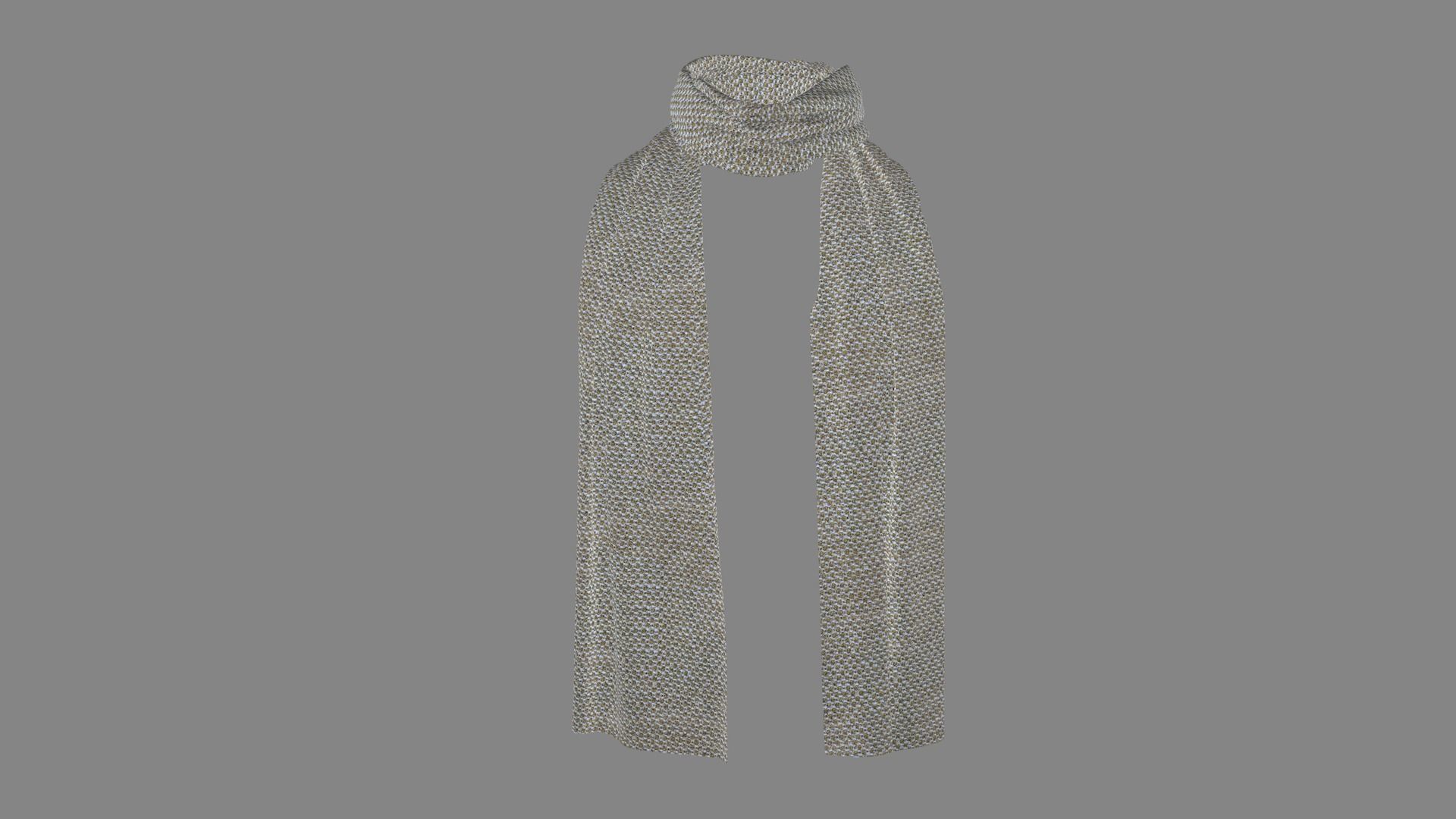 Dress collars scarves and necklaces decorated 3d models 3D model_2