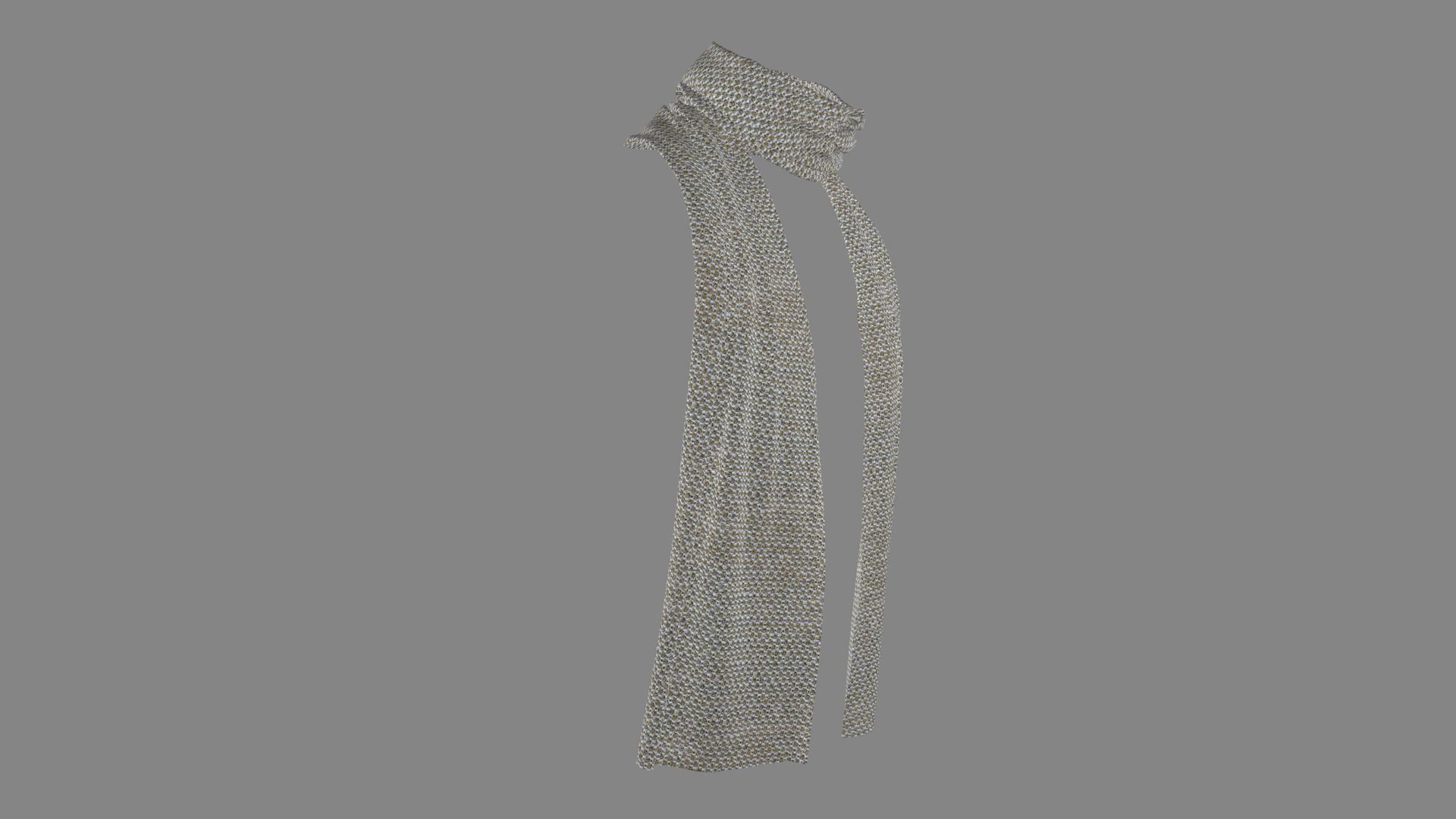 Dress collars scarves and necklaces decorated 3d models 3D model_6