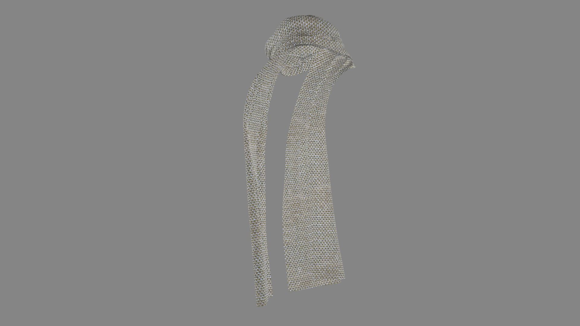 Dress collars scarves and necklaces decorated 3d models 3D model_4