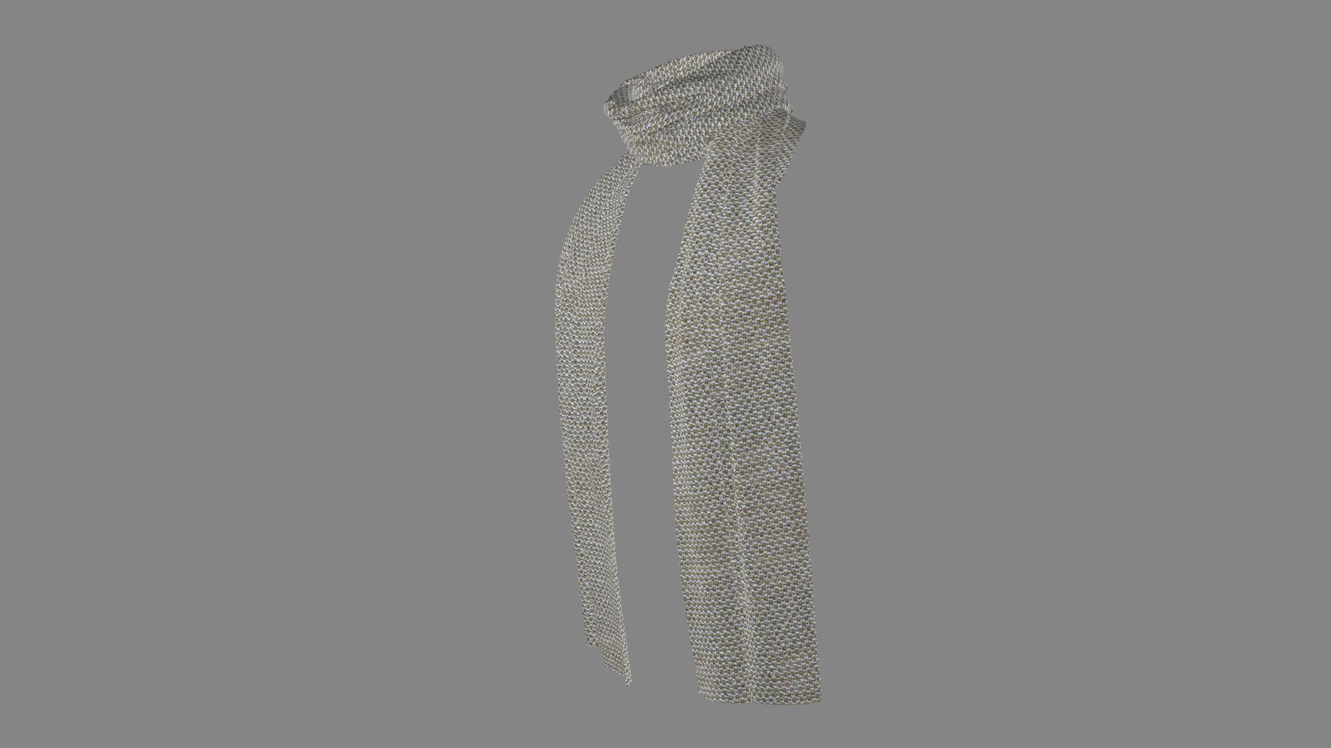 Dress collars scarves and necklaces decorated 3d models 3D model_3