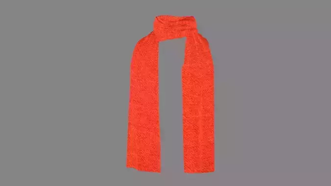 Dress collars scarves and necklaces decorated 3d models