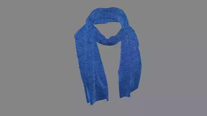 Dress collars scarves and necklaces decorated 3d models