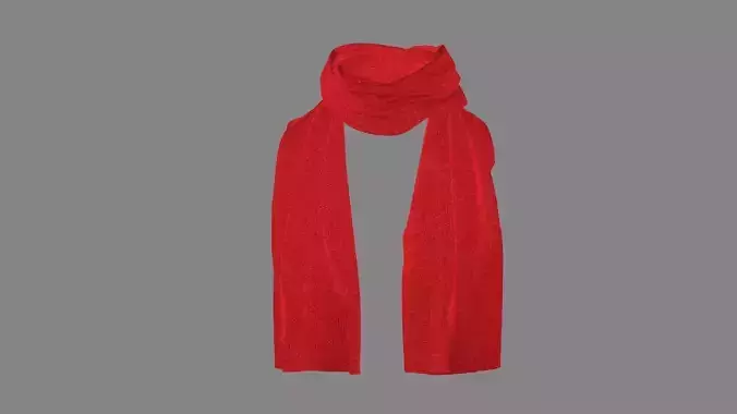 Dress collars scarves and necklaces decorated 3d models
