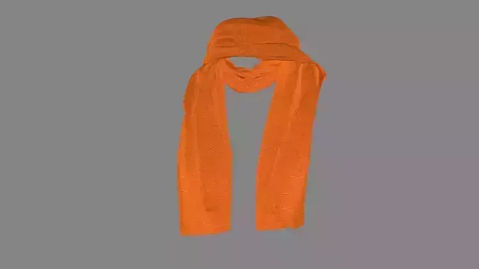 Dress collars scarves and necklaces decorated 3d models