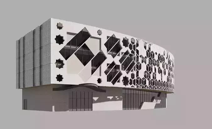 biulding exterior design 3D model