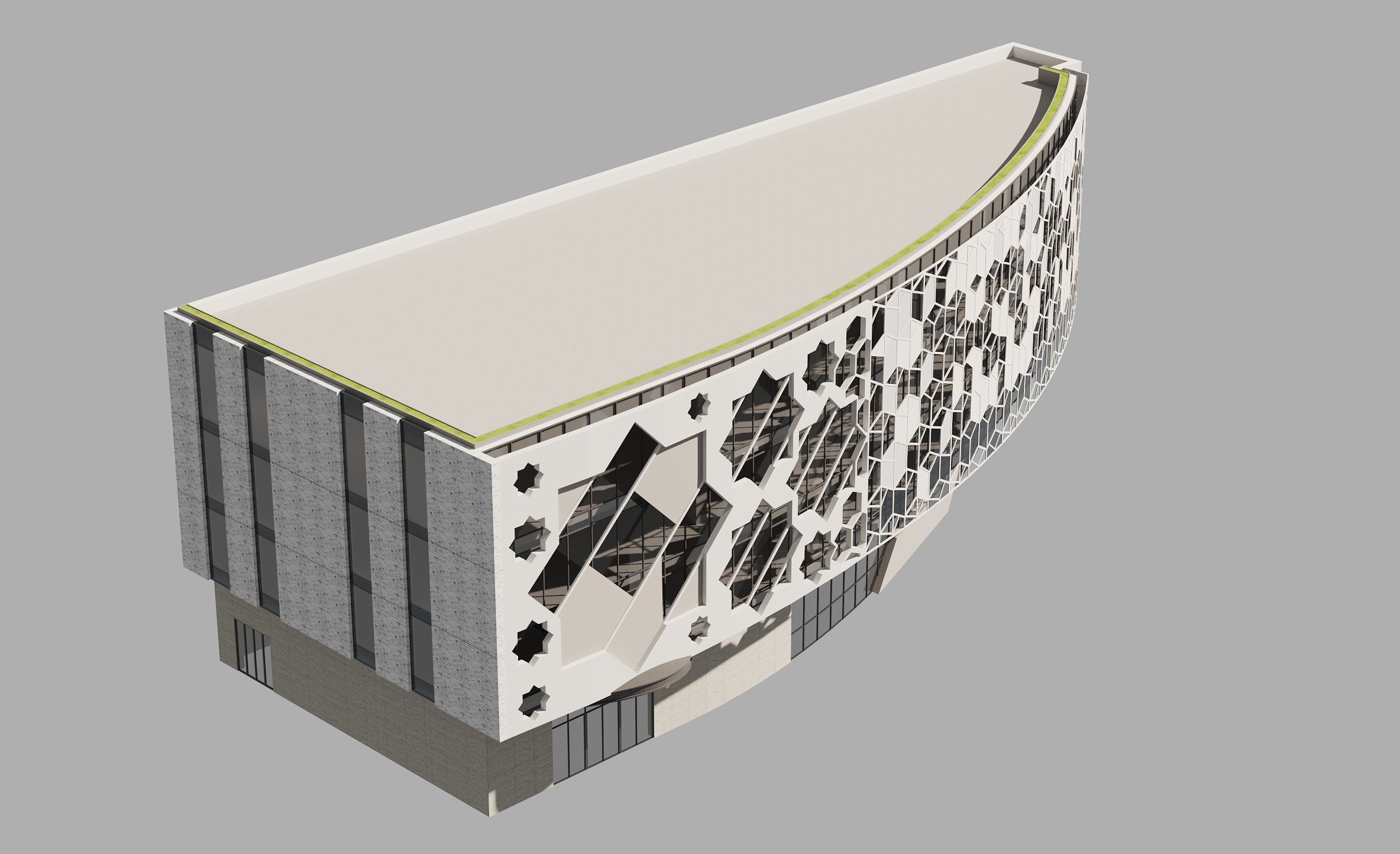 biulding exterior design 3D model_3
