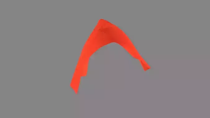 Dress collars scarves and necklaces decorated 3d models