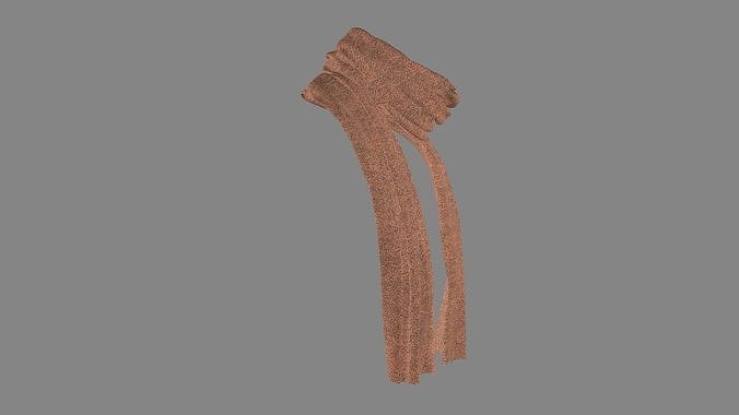 Dress collars scarves and necklaces decorated 3d models 3D model