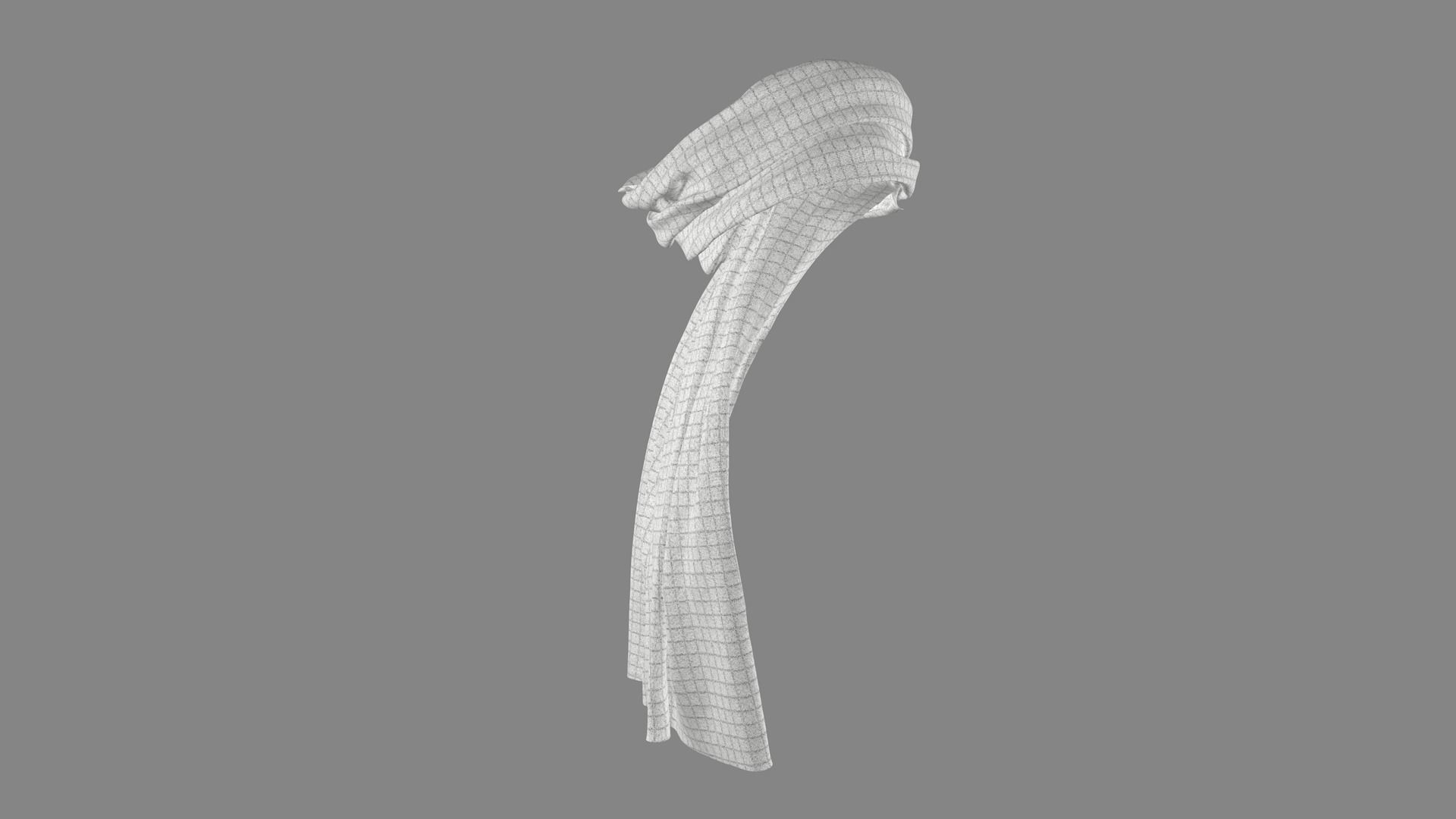 Dress collars scarves and necklaces decorated 3d models 3D model_3