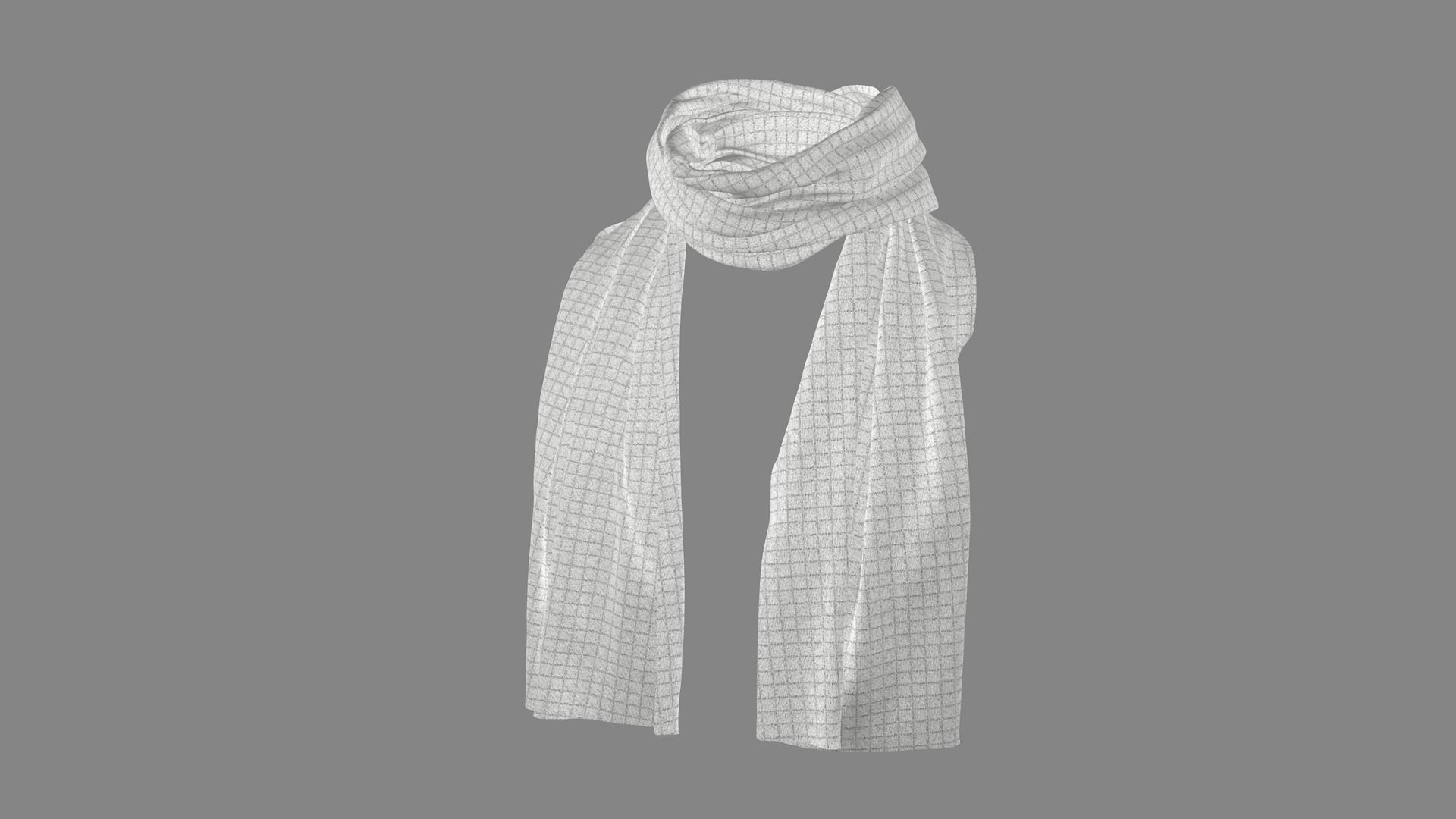 Dress collars scarves and necklaces decorated 3d models 3D model_2