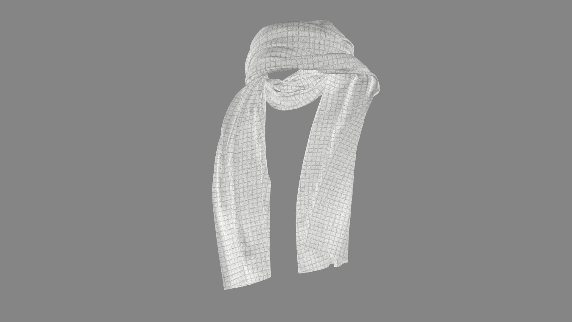 Dress collars scarves and necklaces decorated 3d models 3D model_4