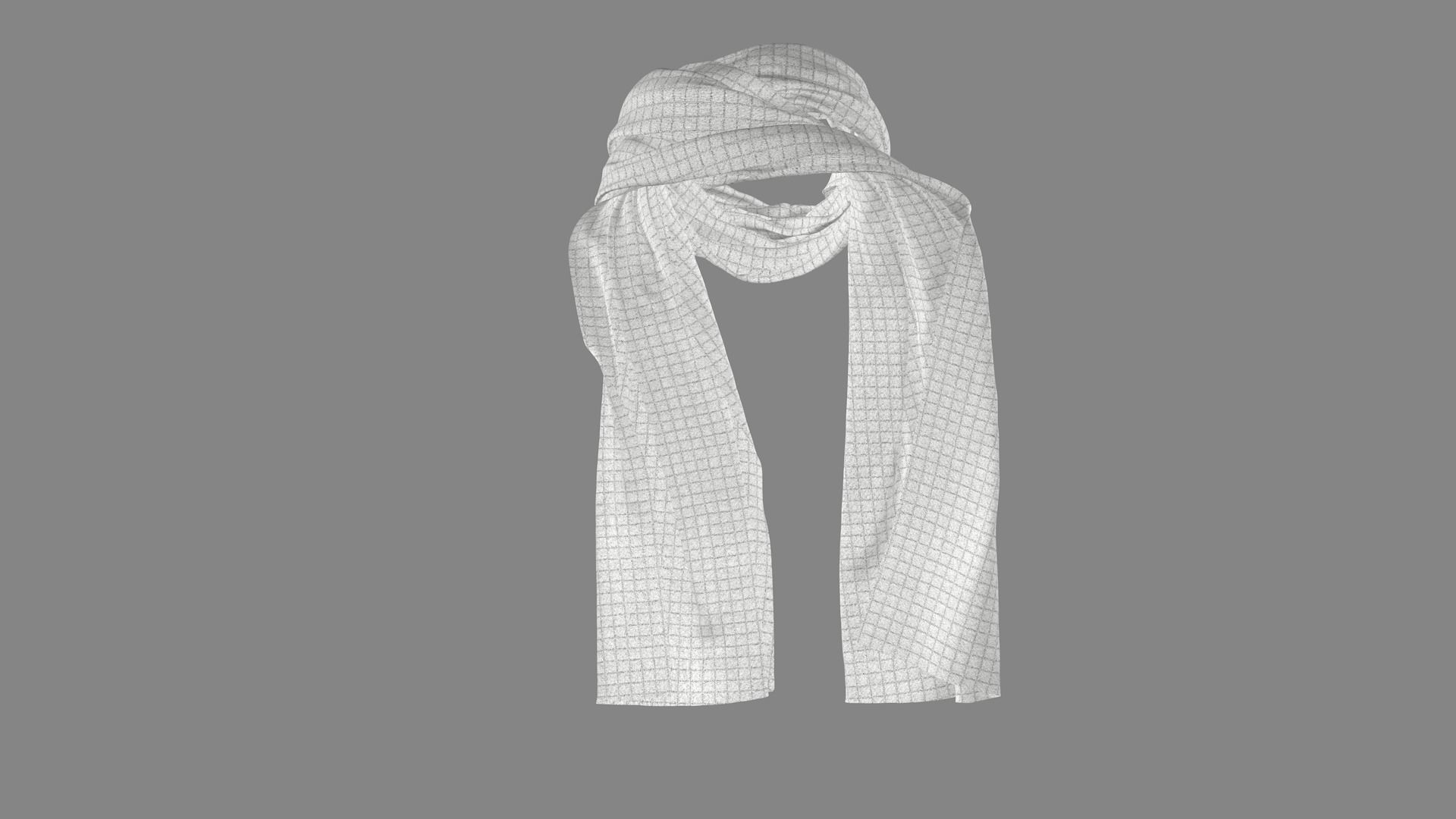 Dress collars scarves and necklaces decorated 3d models 3D model_5