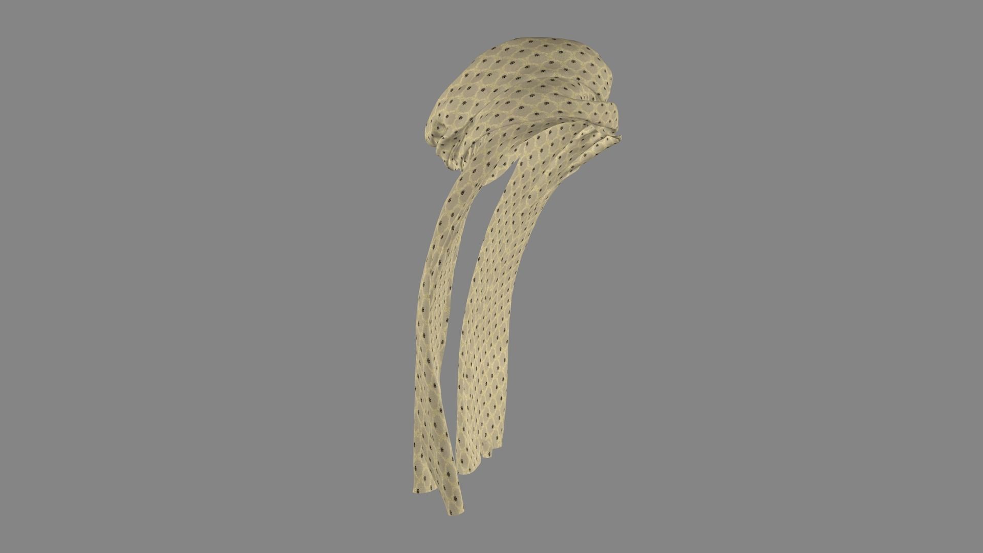 Dress collars scarves and necklaces decorated 3d models 3D model_3