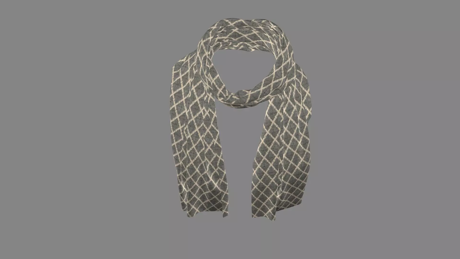 Dress collars scarves and necklaces decorated 3d models 3D model_0