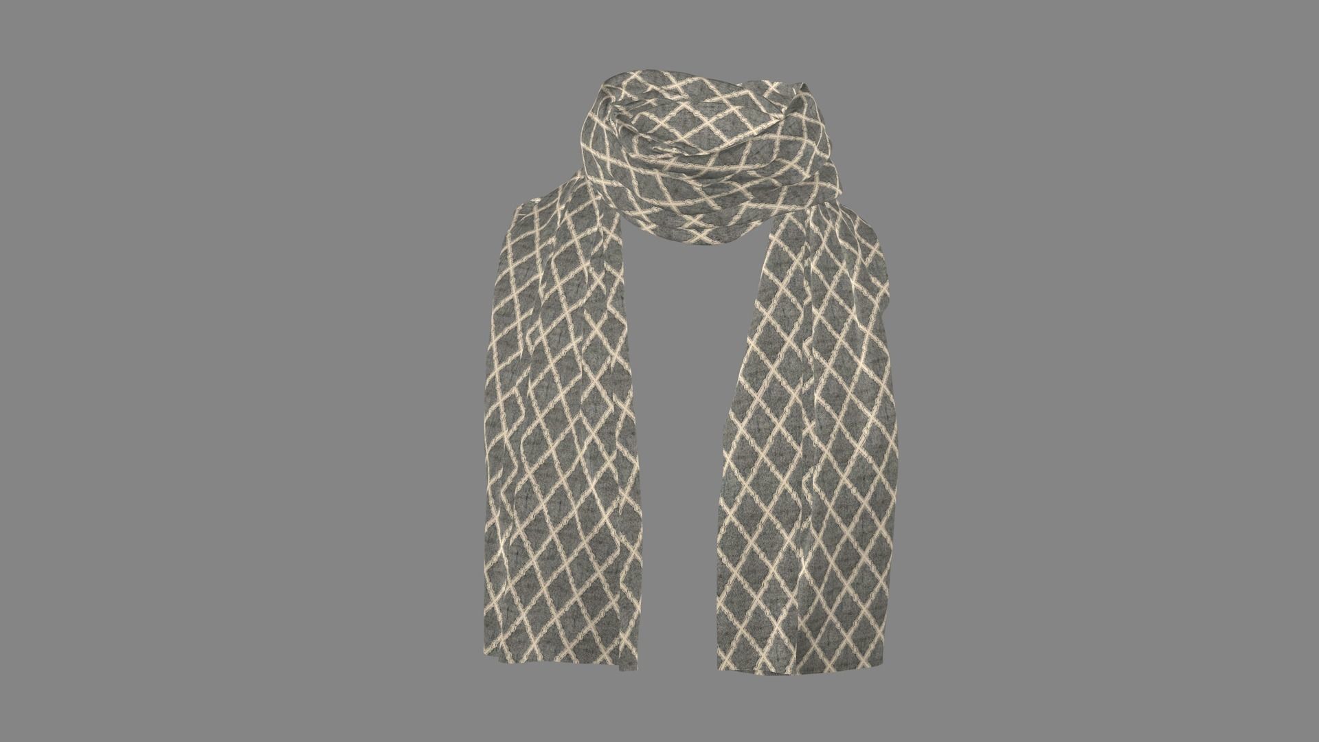 Dress collars scarves and necklaces decorated 3d models 3D model_2