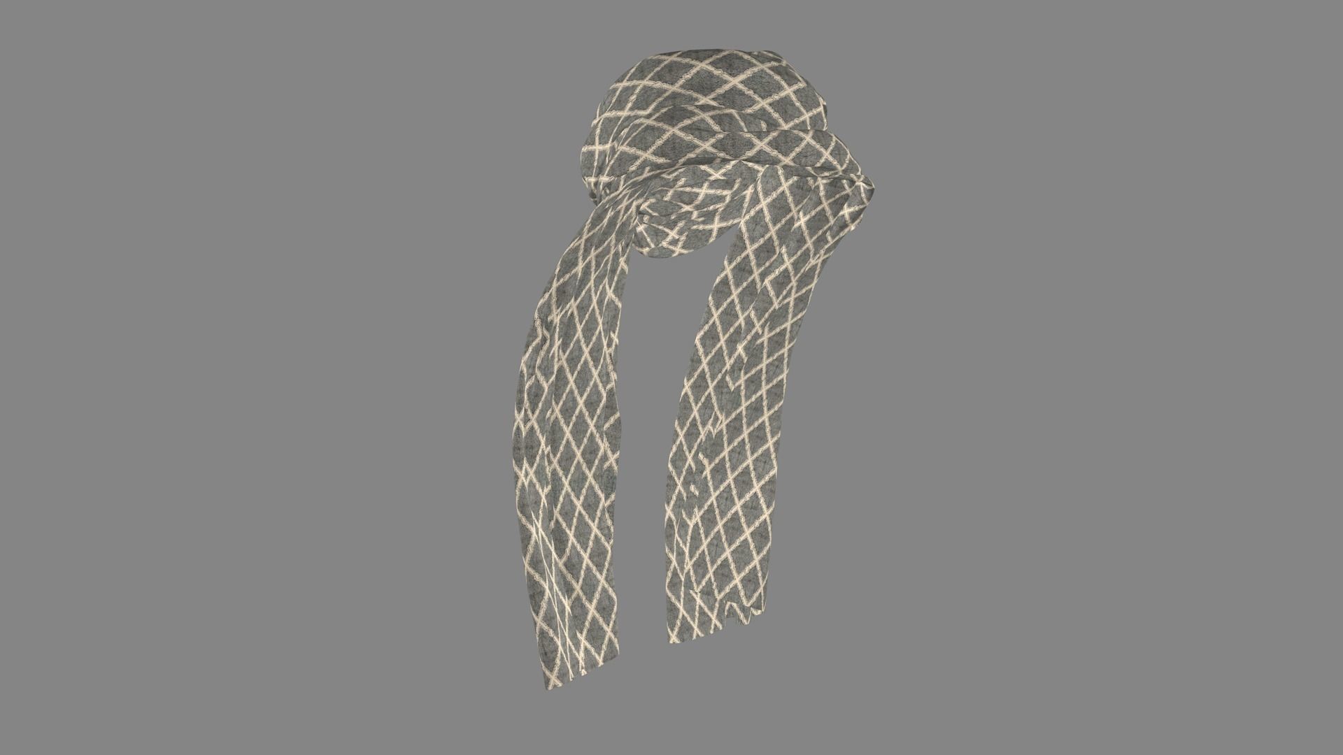 Dress collars scarves and necklaces decorated 3d models 3D model_4