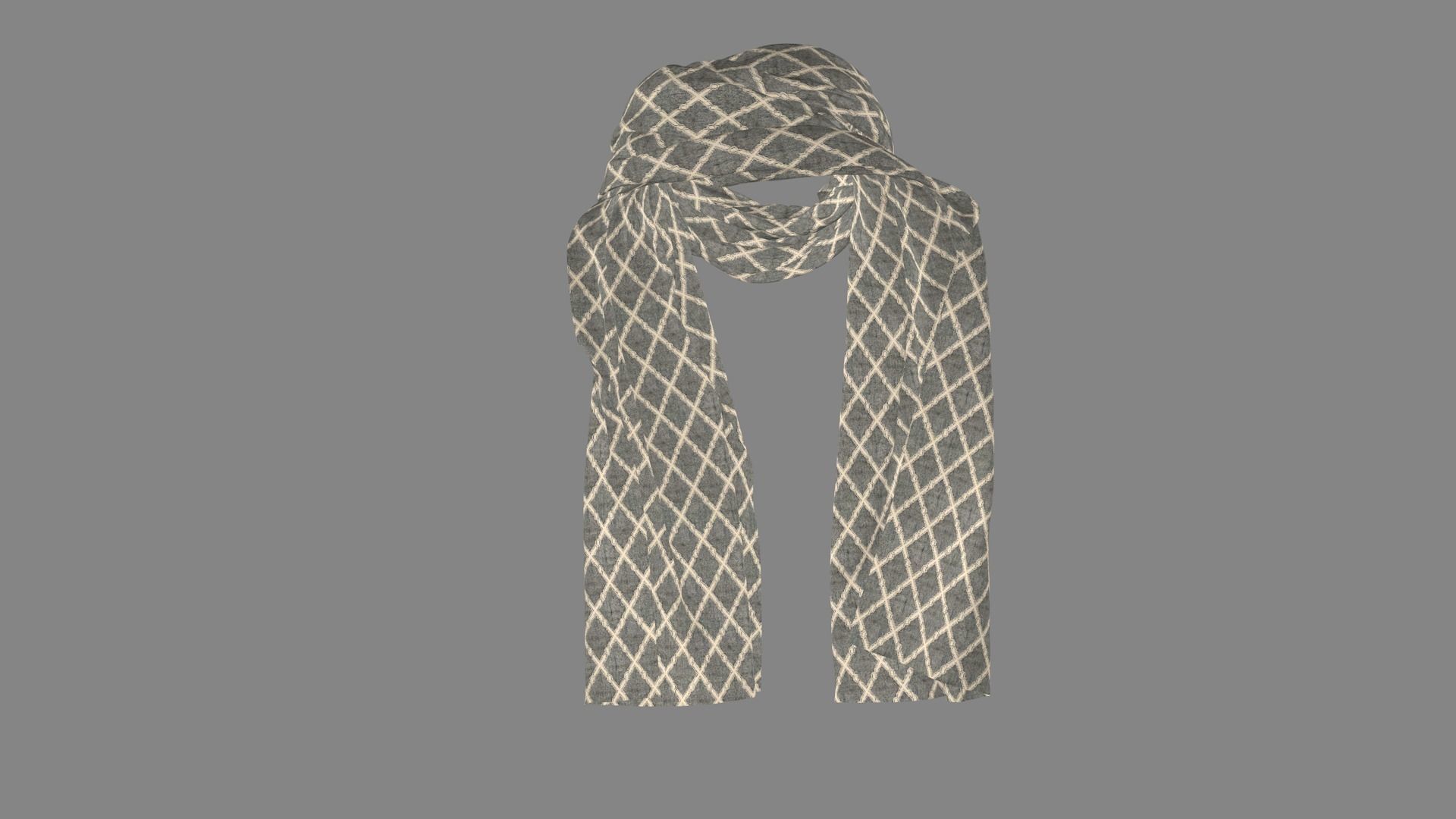 Dress collars scarves and necklaces decorated 3d models 3D model_5