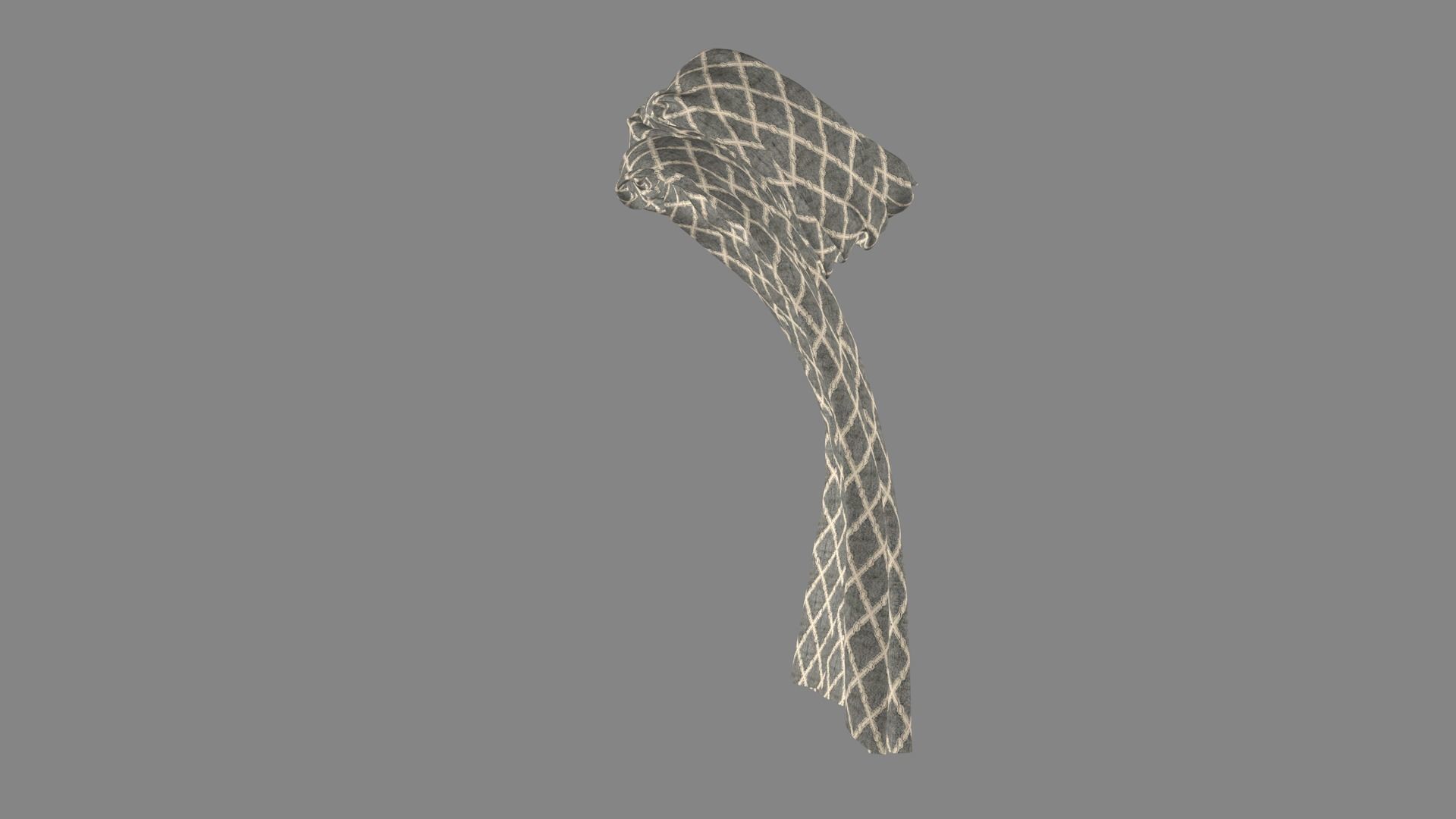 Dress collars scarves and necklaces decorated 3d models 3D model_6