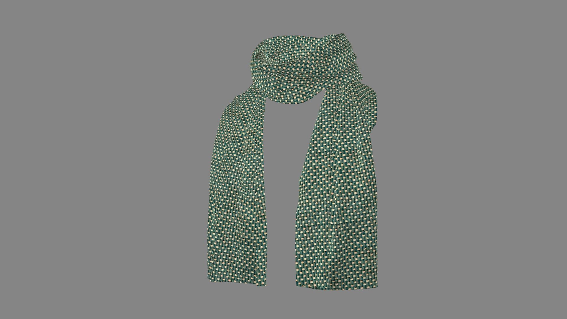 Dress collars scarves and necklaces decorated 3d models 3D model_3