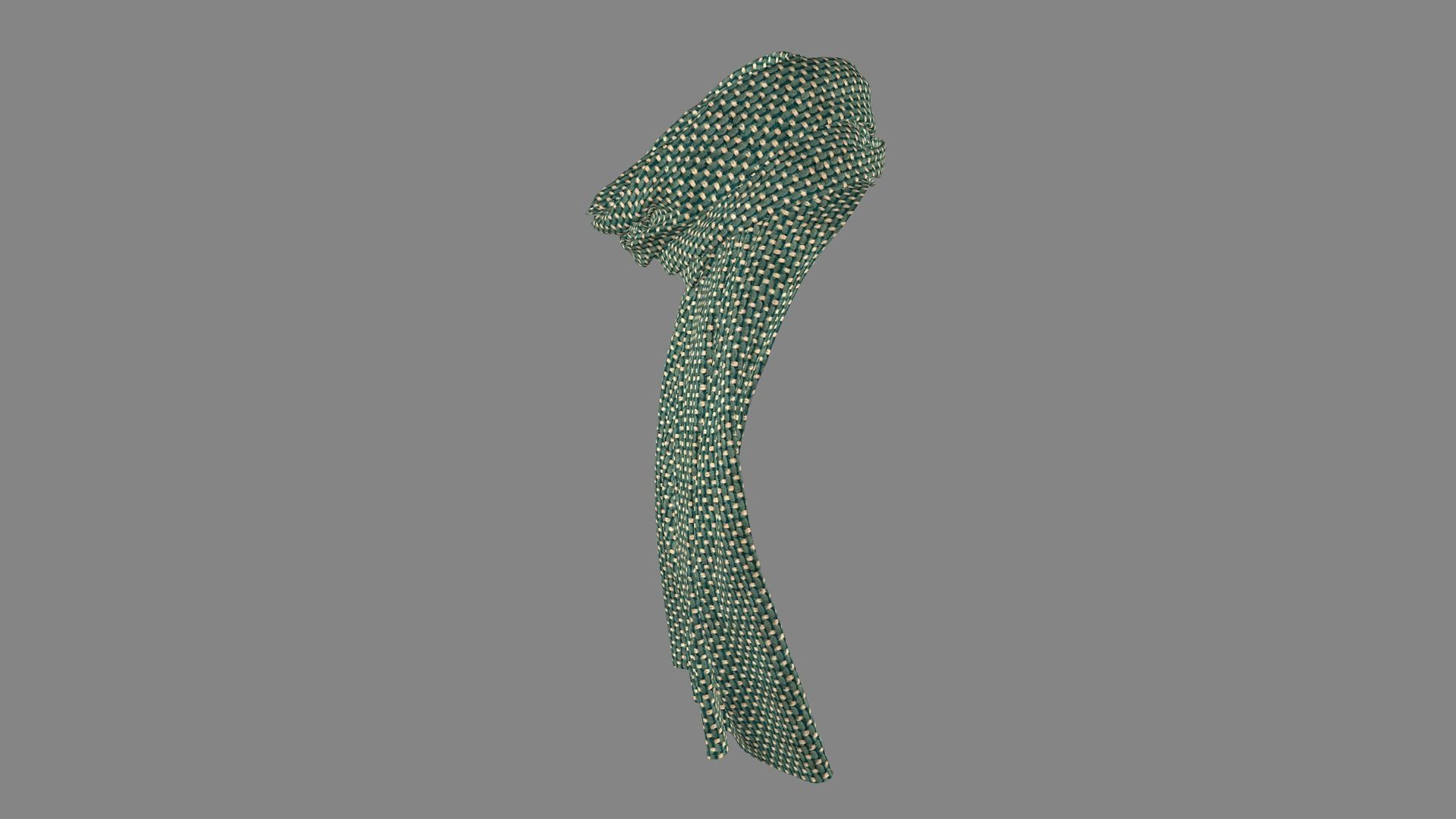 Dress collars scarves and necklaces decorated 3d models 3D model_5