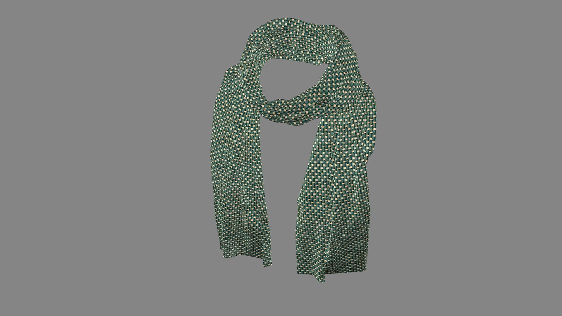 Dress collars scarves and necklaces decorated 3d models 3D model_4