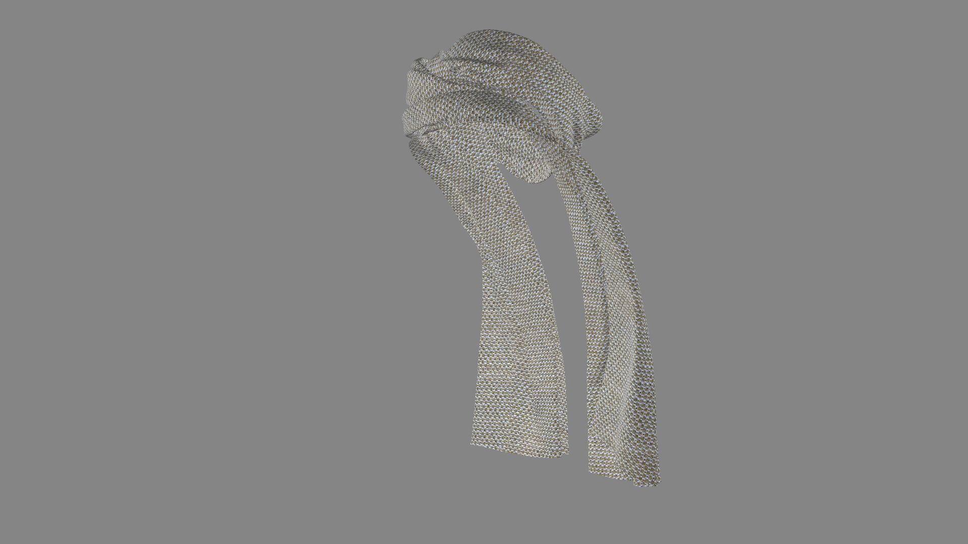 Dress collars scarves and necklaces decorated 3d models 3D model_6
