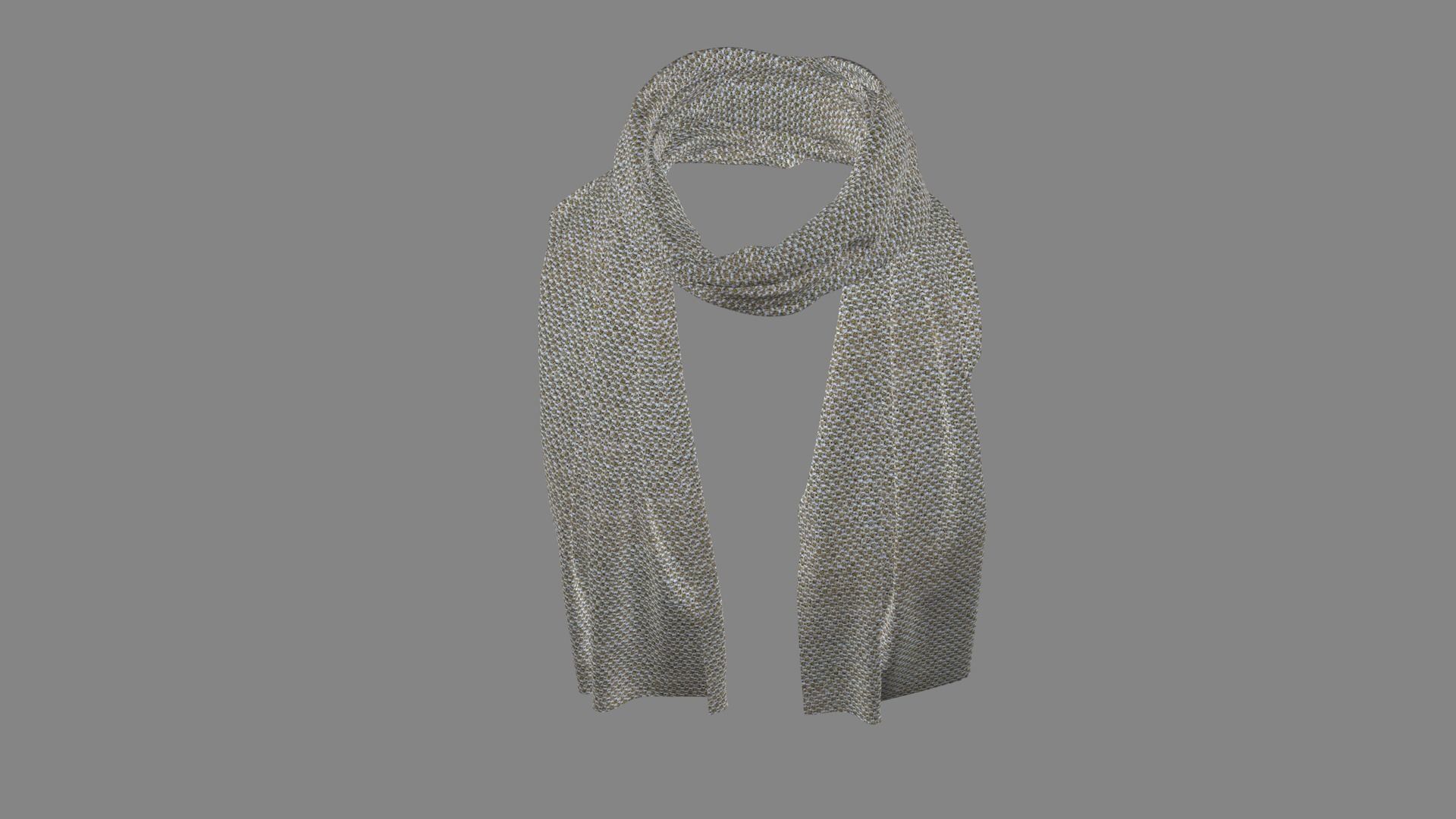Dress collars scarves and necklaces decorated 3d models 3D model_2