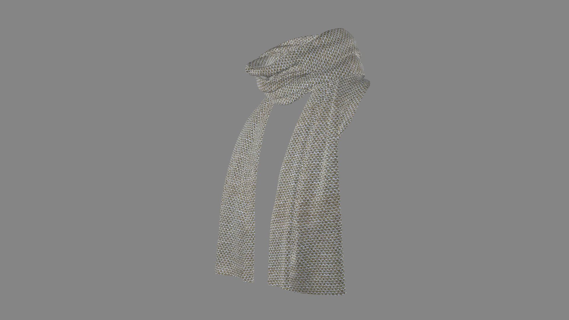 Dress collars scarves and necklaces decorated 3d models 3D model_3
