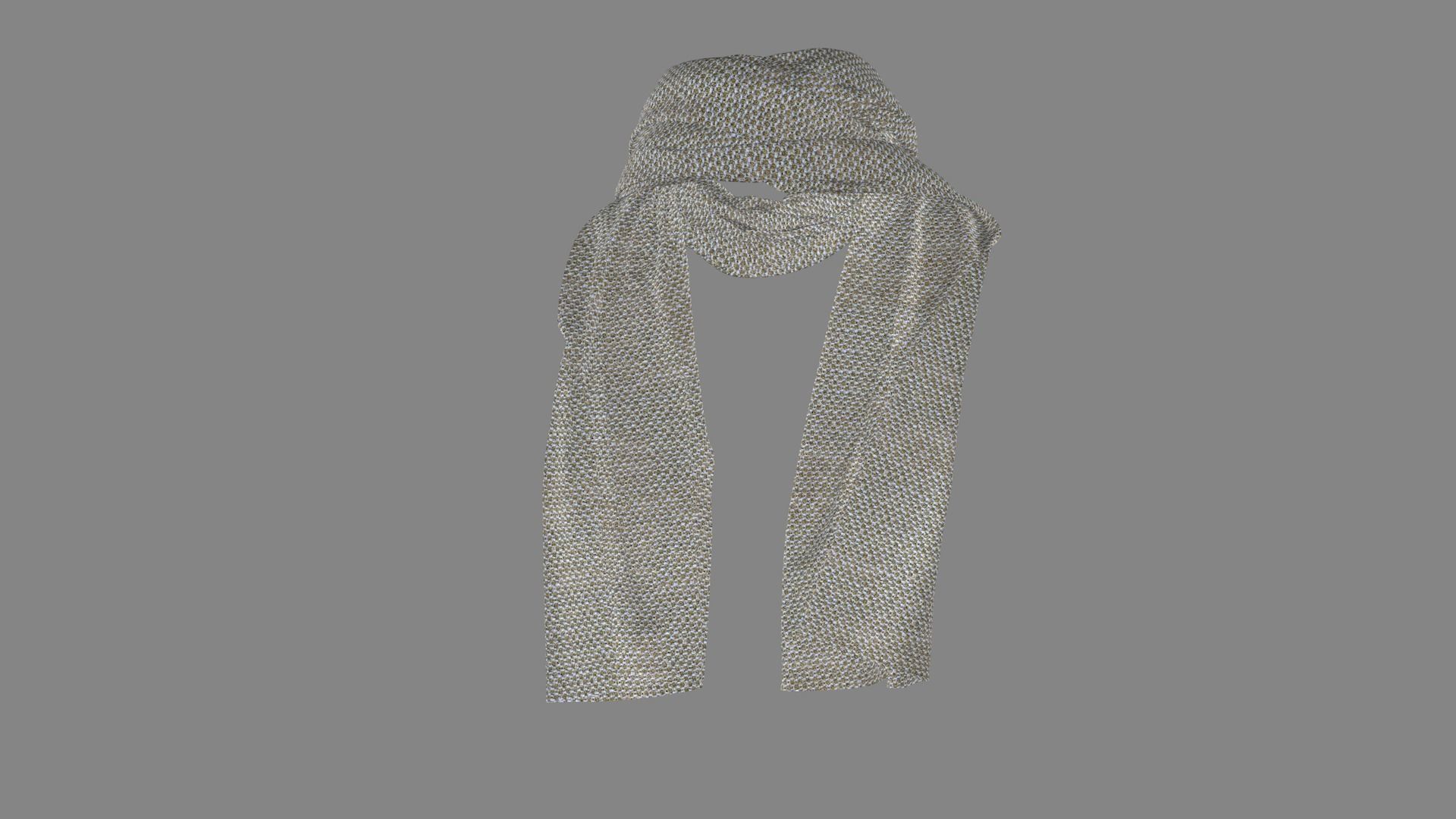 Dress collars scarves and necklaces decorated 3d models 3D model_5