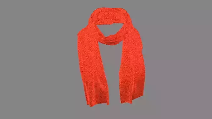 Dress collars scarves and necklaces decorated 3d models