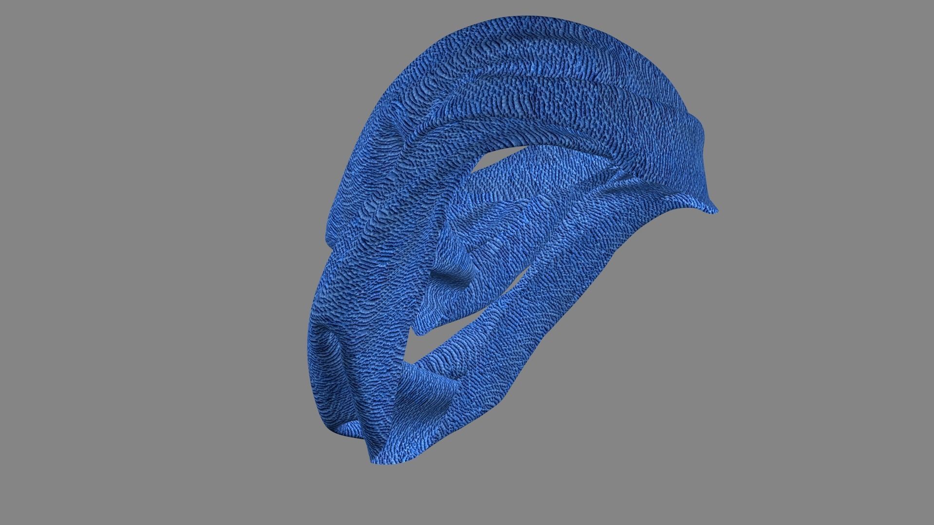 Dress collars scarves and necklaces decorated 3d models 3D model_6