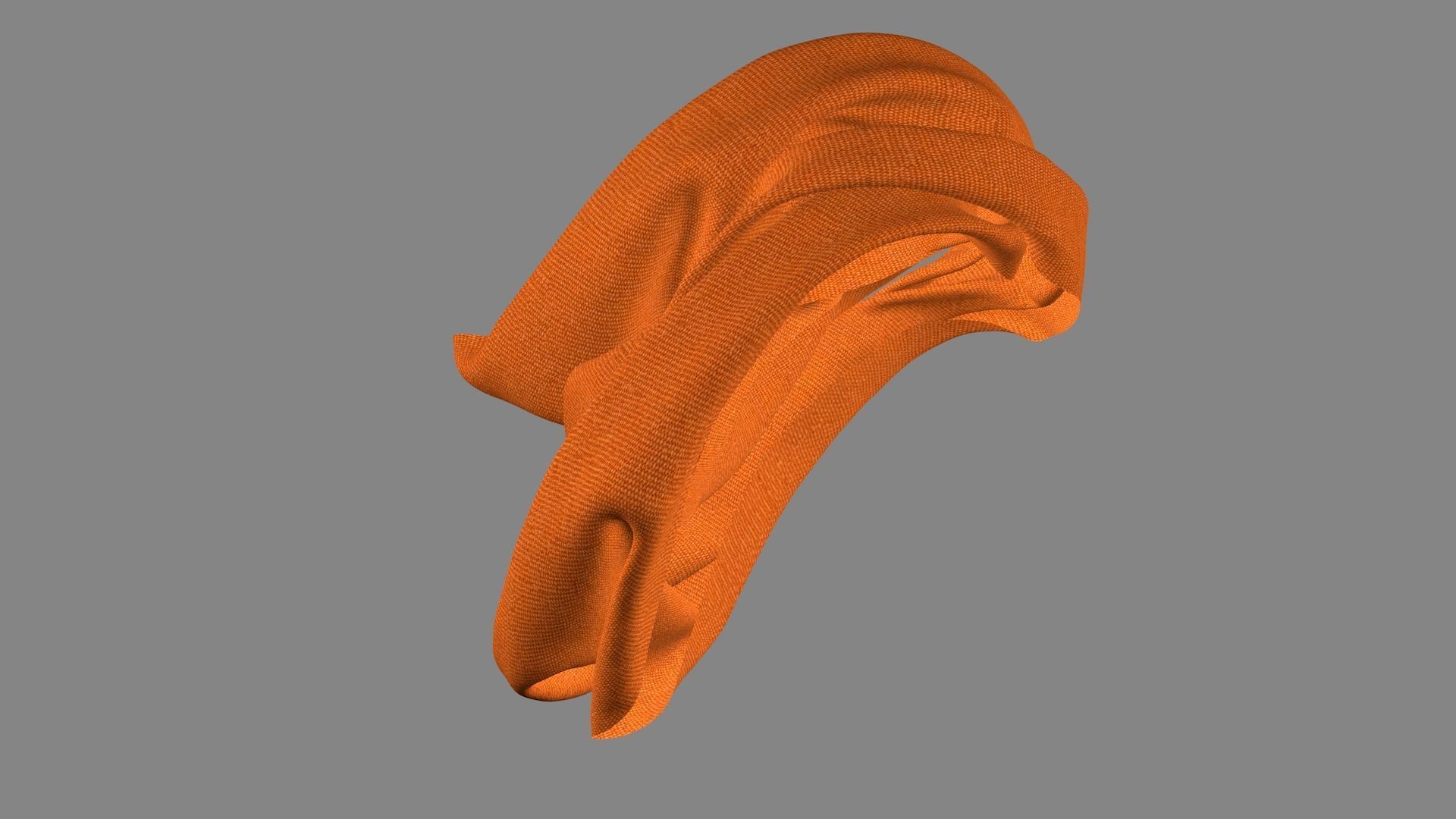 Dress collars scarves and necklaces decorated 3d models 3D model_4