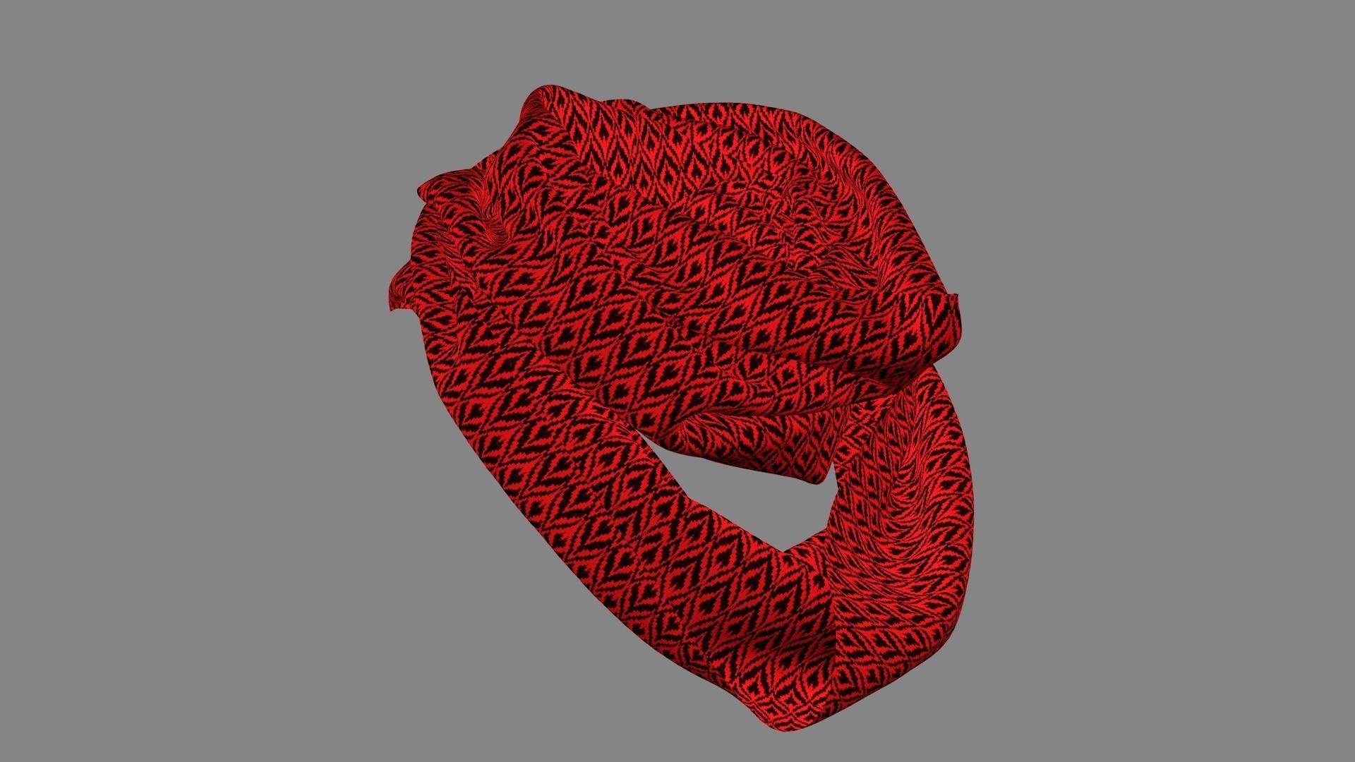 Dress collars scarves and necklaces decorated 3d models 3D model_2