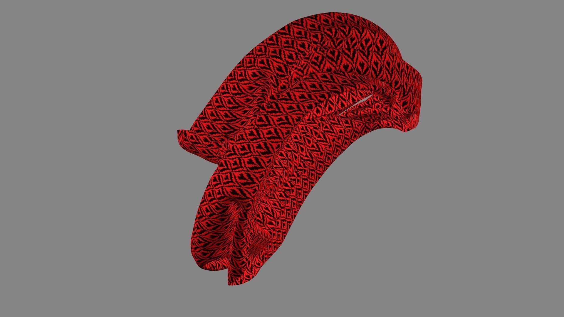 Dress collars scarves and necklaces decorated 3d models 3D model_4