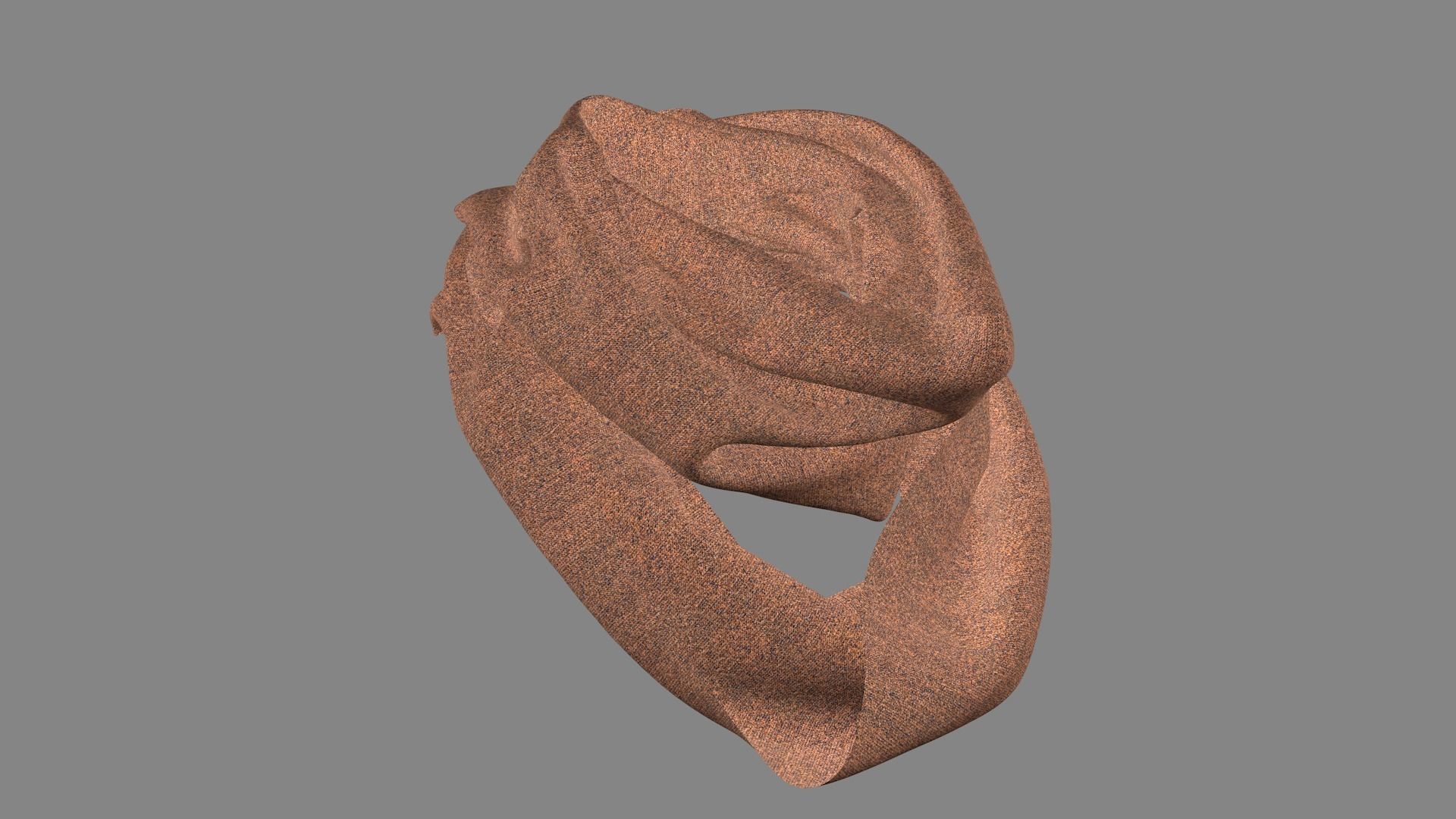 Dress collars scarves and necklaces decorated 3d models 3D model_2