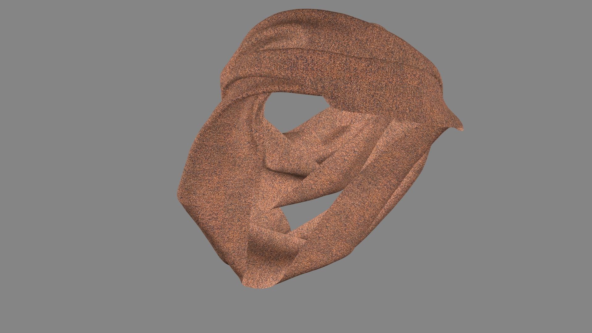 Dress collars scarves and necklaces decorated 3d models 3D model_5