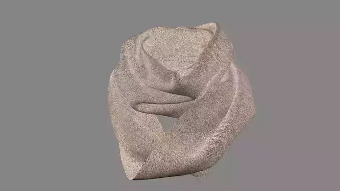 Dress collars scarves and necklaces decorated 3d models