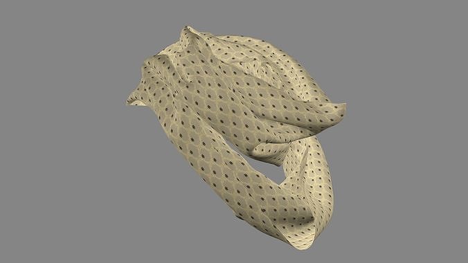 Dress collars scarves and necklaces decorated 3d models 3D model
