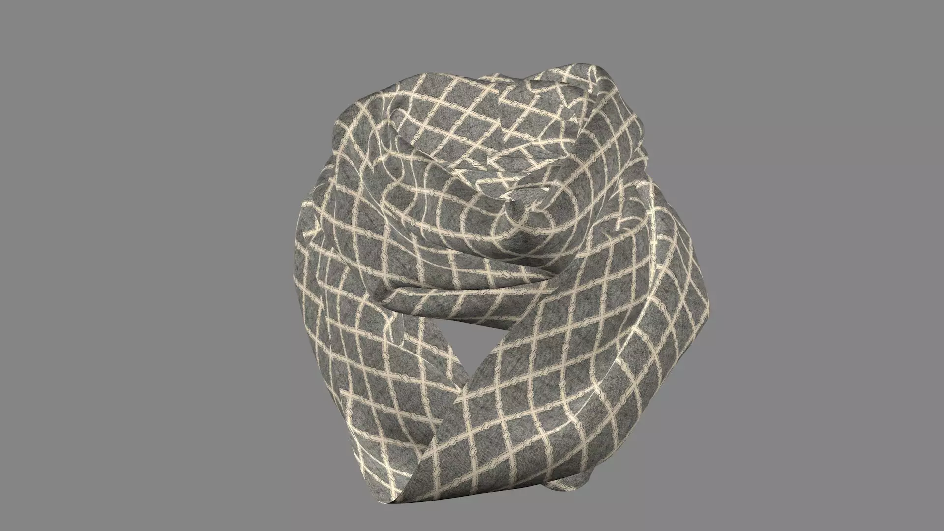 Dress collars scarves and necklaces decorated 3d models 3D model_0