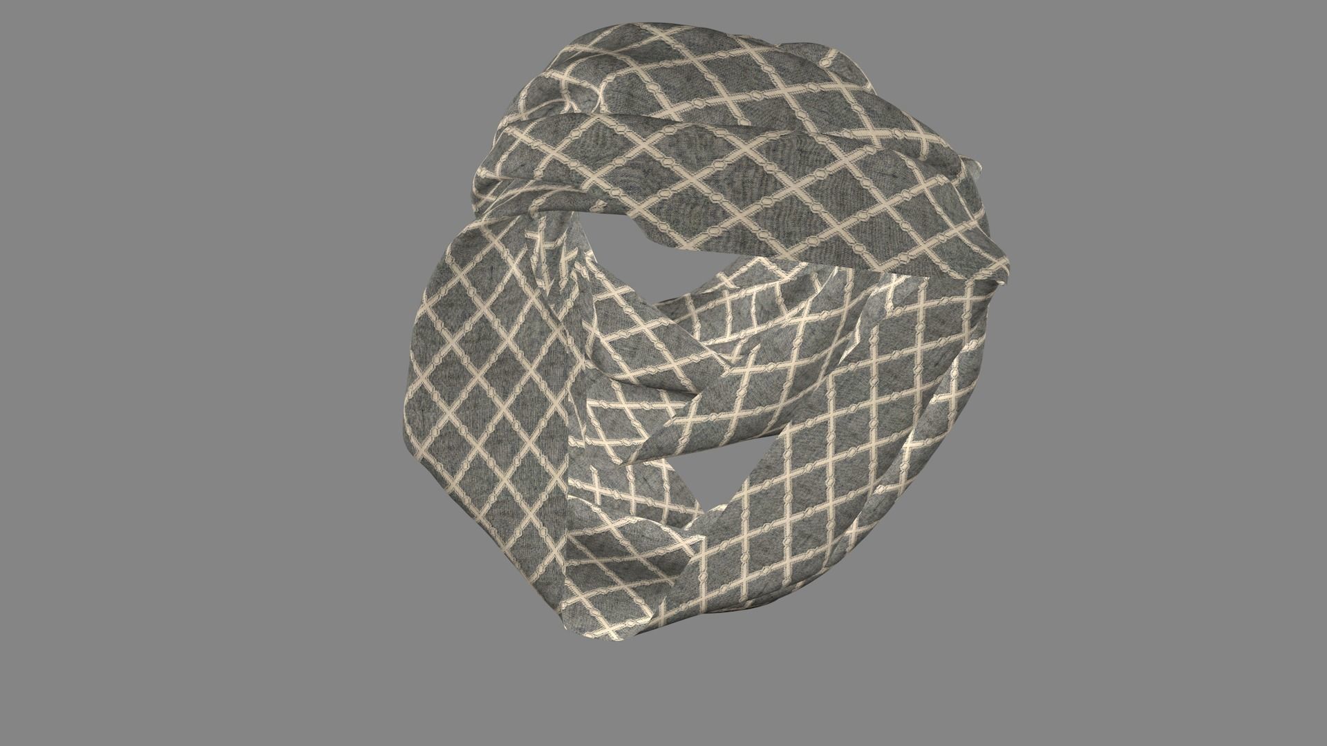 Dress collars scarves and necklaces decorated 3d models 3D model_4