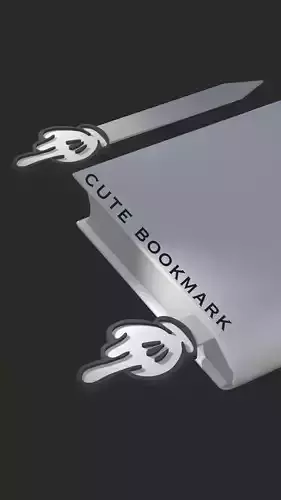 Bookmark middle finger