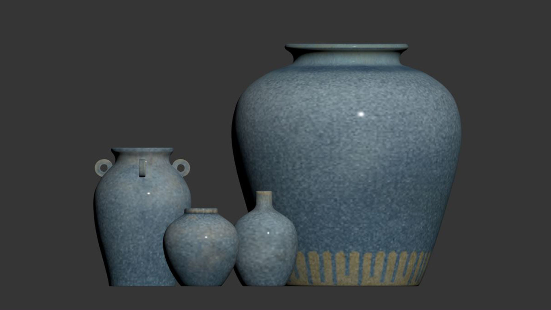 Seehorn Handcrafted Vases 3D model_3