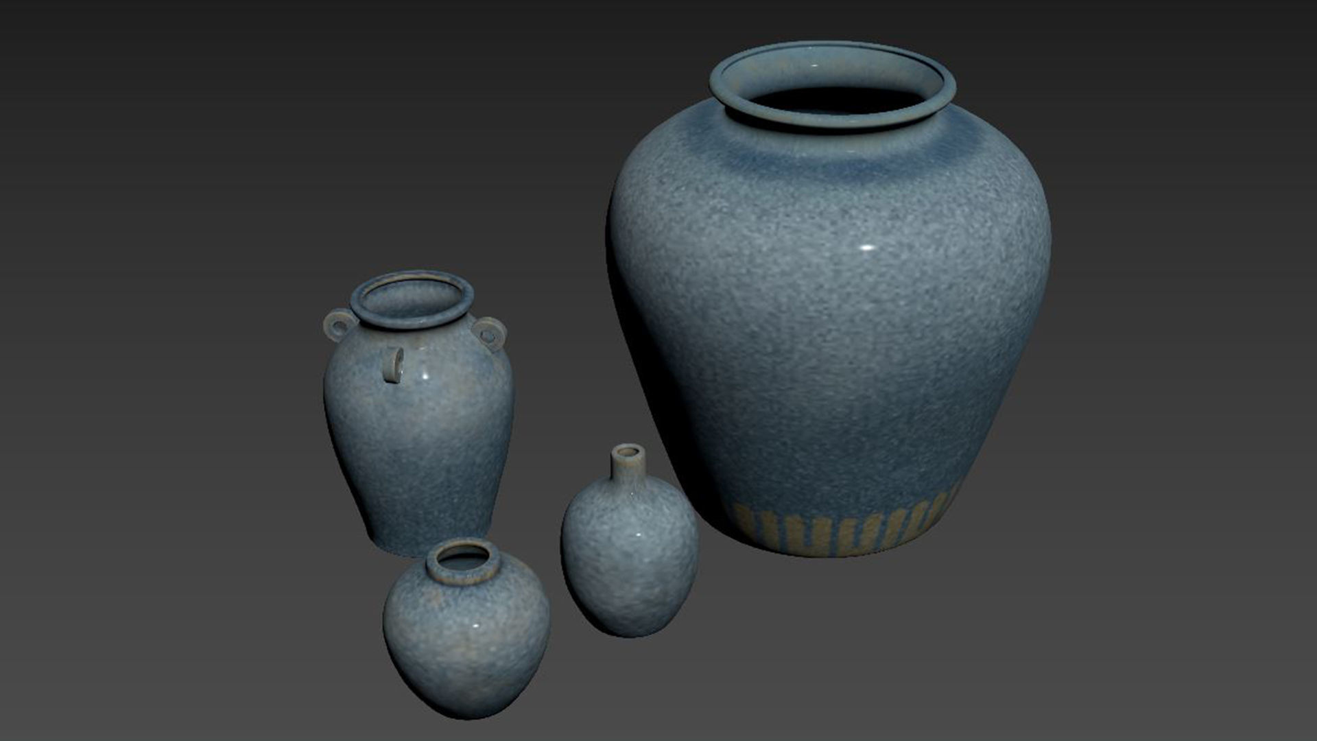 Seehorn Handcrafted Vases 3D model_4