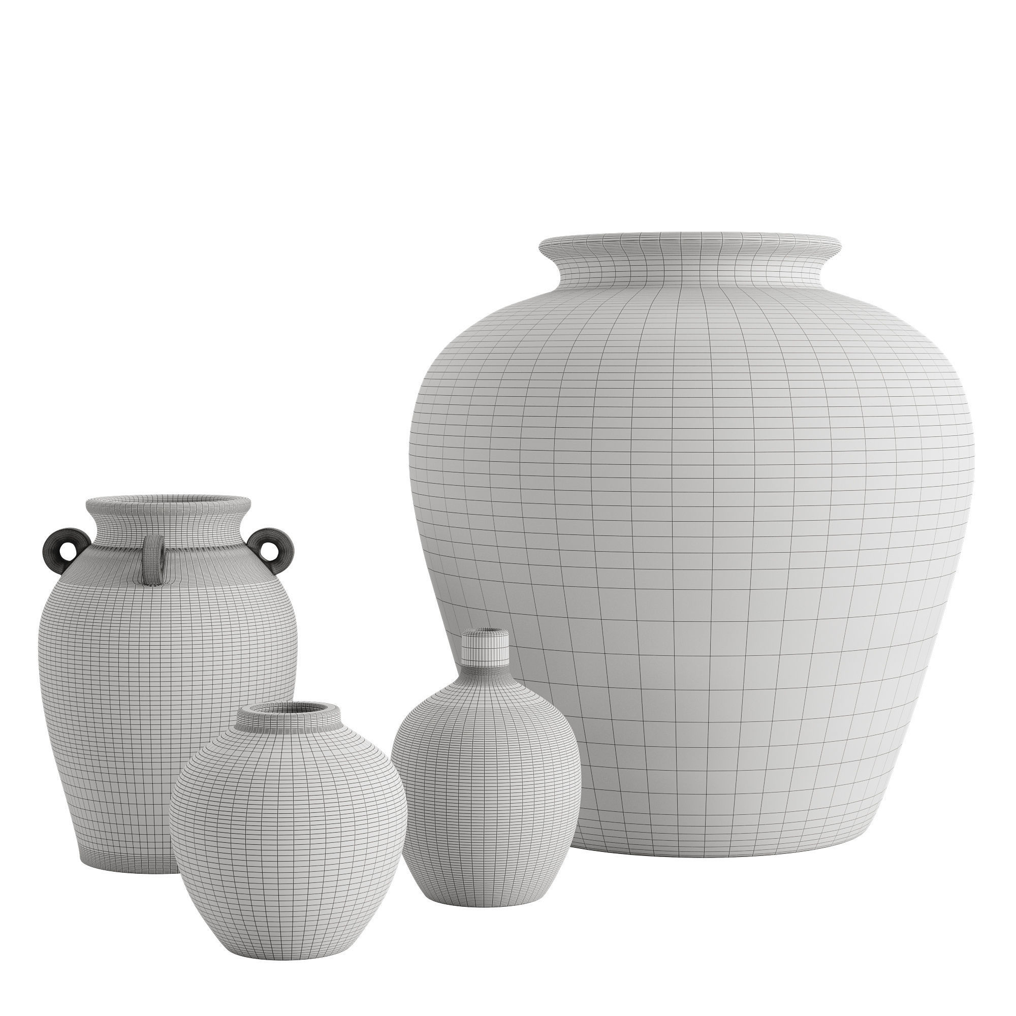 Seehorn Handcrafted Vases 3D model_2