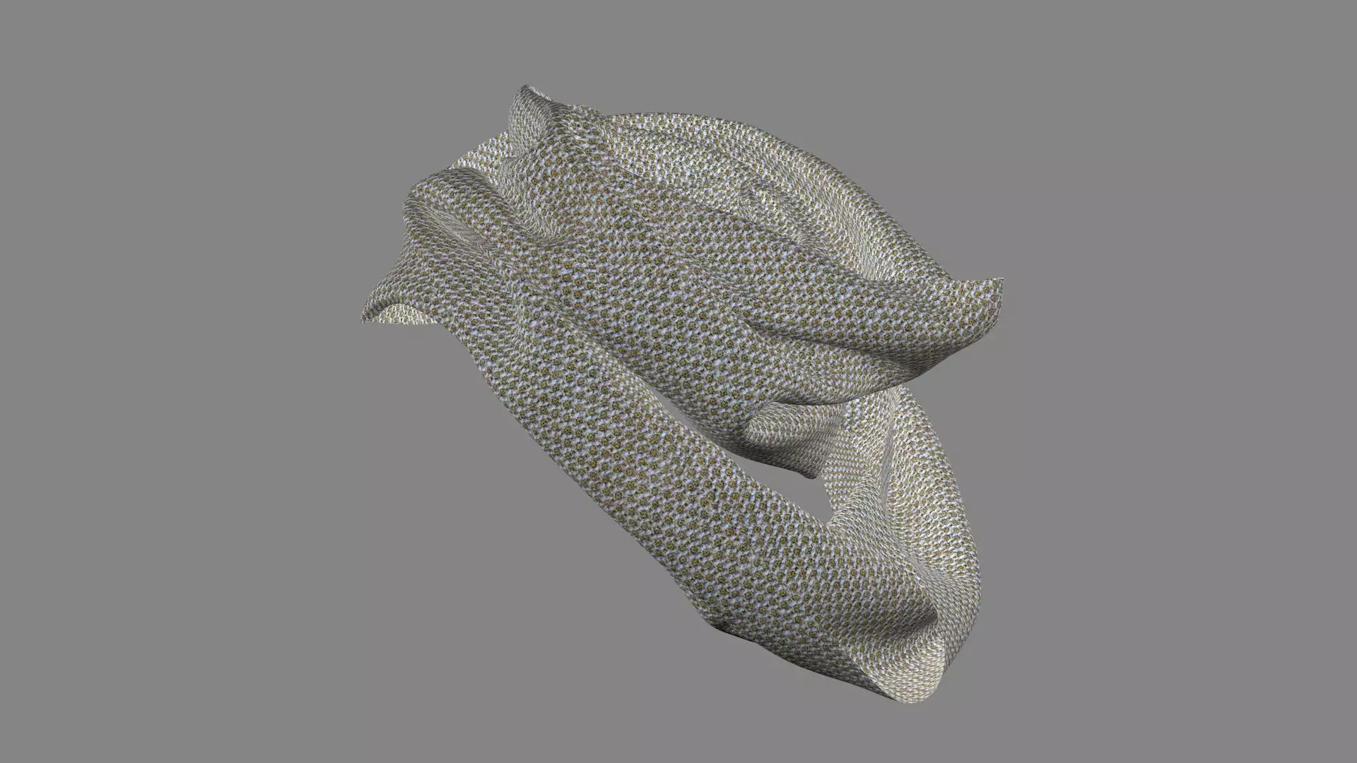 Dress collars scarves and necklaces decorated 3d models 3D model_0