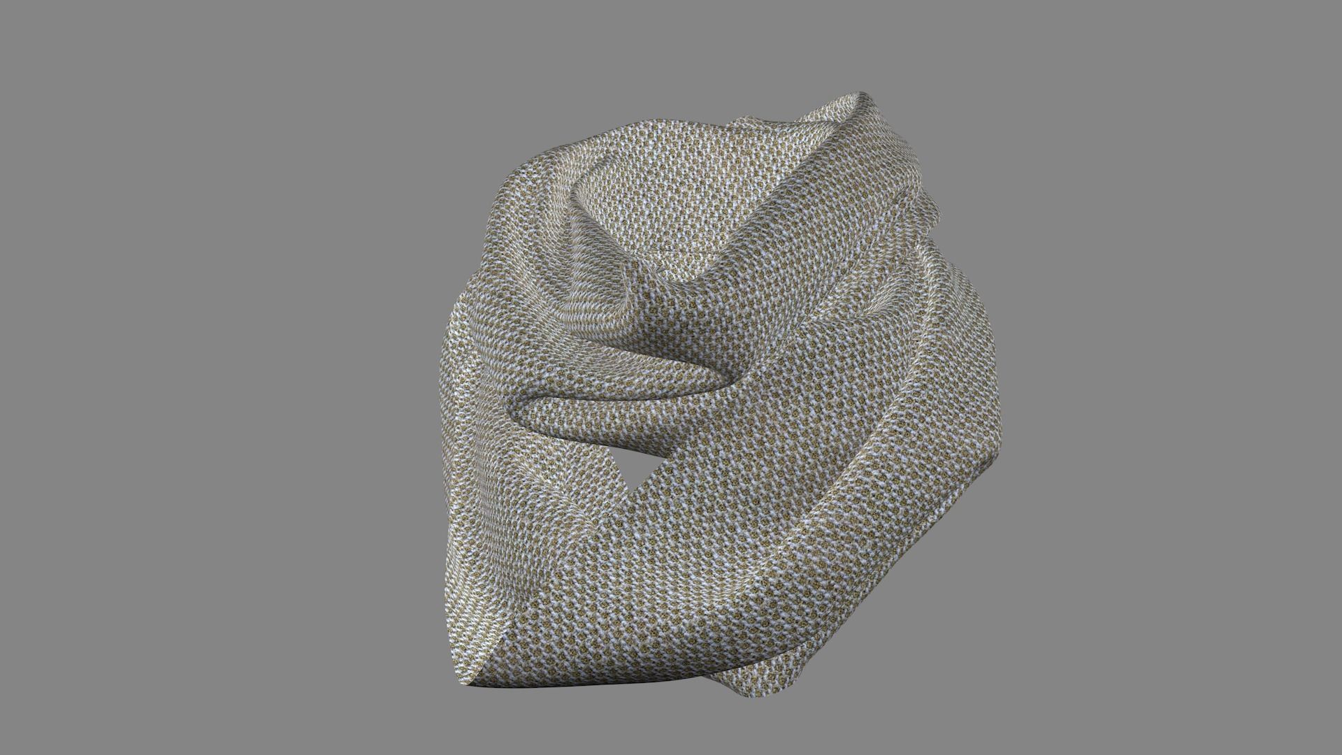 Dress collars scarves and necklaces decorated 3d models 3D model_2