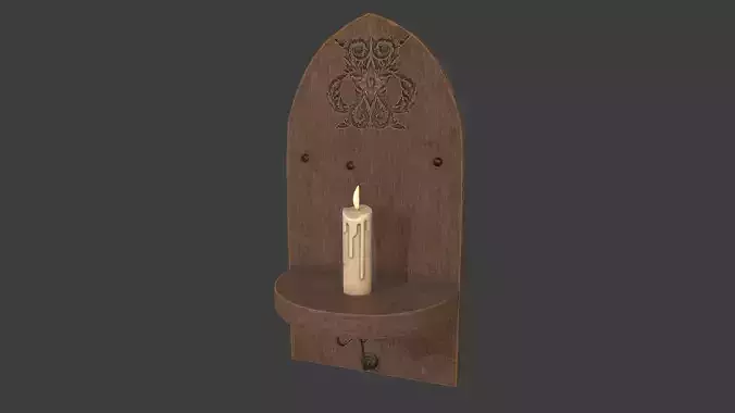 Medieval Wall Candle Holder 