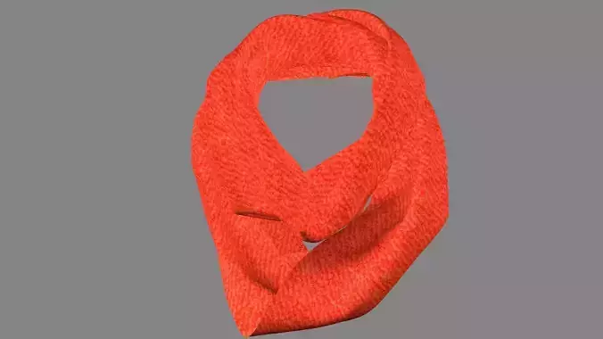 Dress collars scarves and necklaces decorated 3d models